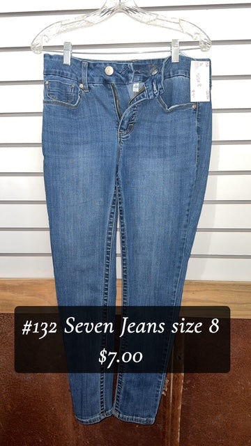 #132 SEVEN JEANS SIZE 8