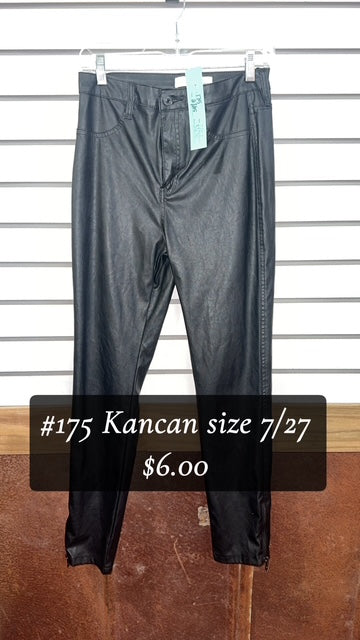 #175 KANCAN LEATHER SIZE 7/27