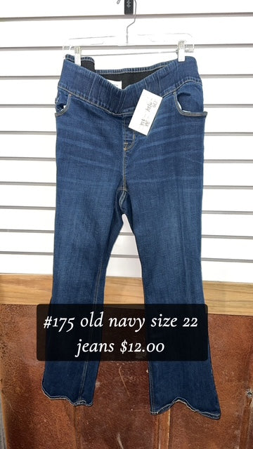 #175 Size 22 Old Navy Jeans