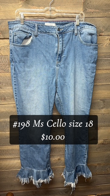 #198 MS CELLO SIZE 18