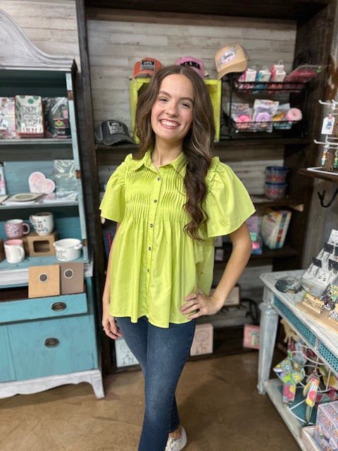 CC LIME GREEN TOP