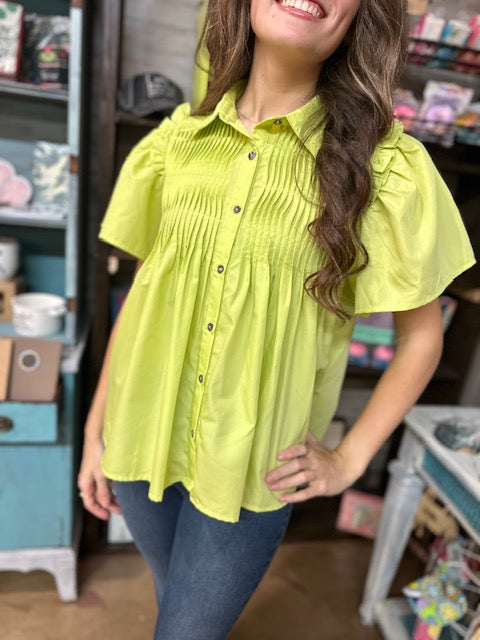 CC LIME GREEN TOP