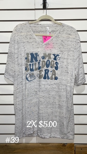 #39 2X Bulldog Era TShirt