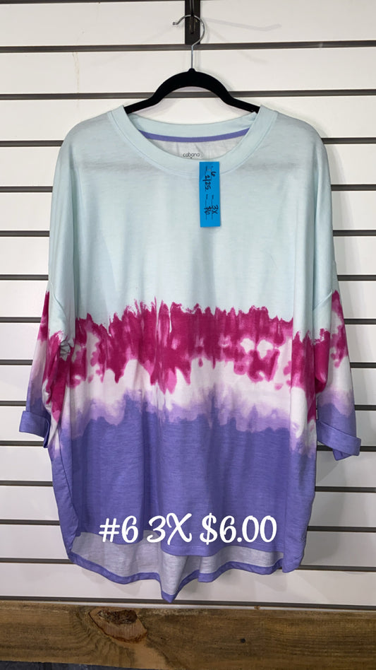 #6 3x MultiColor Top