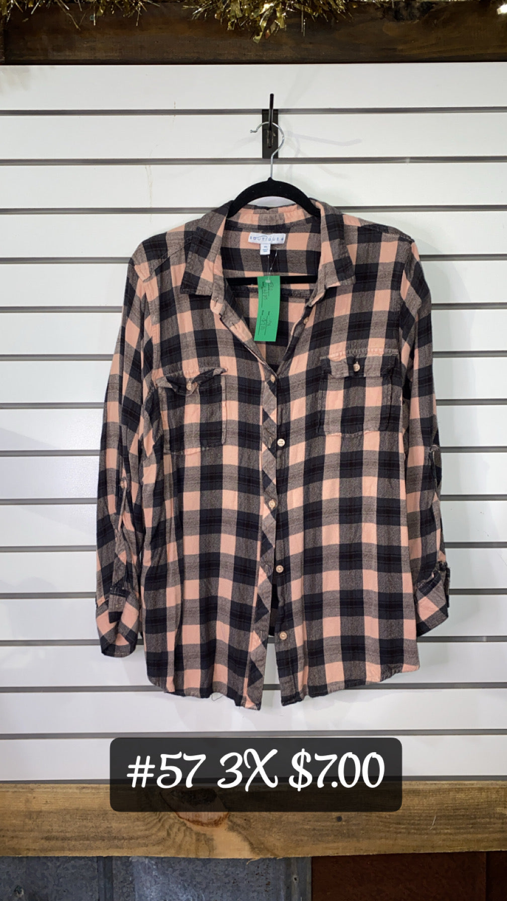 #57 3x Button Up