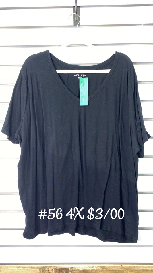 #56 4x Black Top