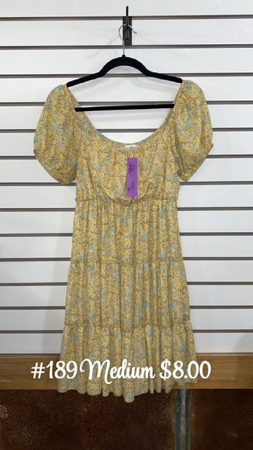 #189 Medium Floral Dress