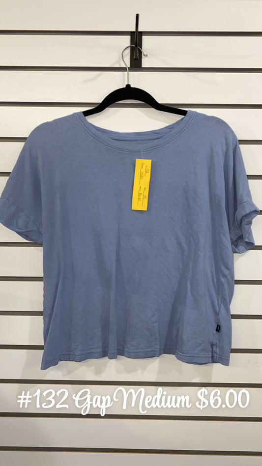 #132 Medium Gap Crop Tee