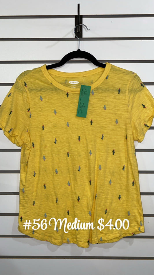 #56 Cactus Yellow Top