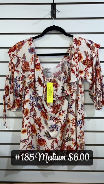 #185 Medium Floral Top