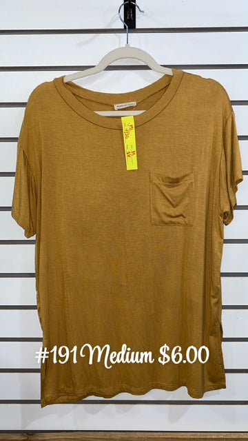 #191 Medium Yellow Top