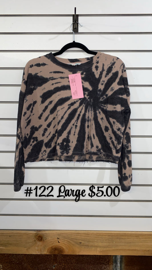 #122 Large Crop Long Sleeve