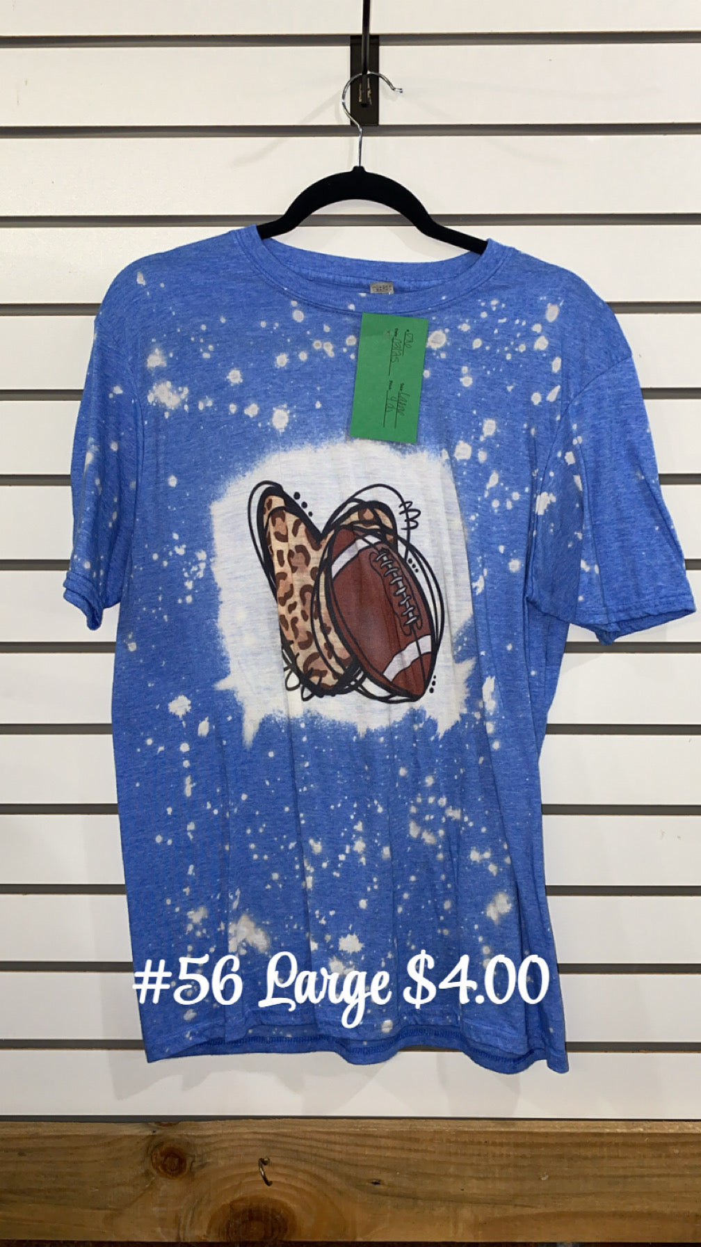 #56 Large Blue Football Shirt