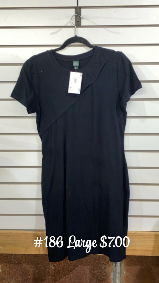 #186 Large Black Dress