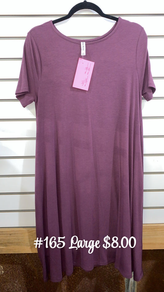 #165 Large Purple Dress