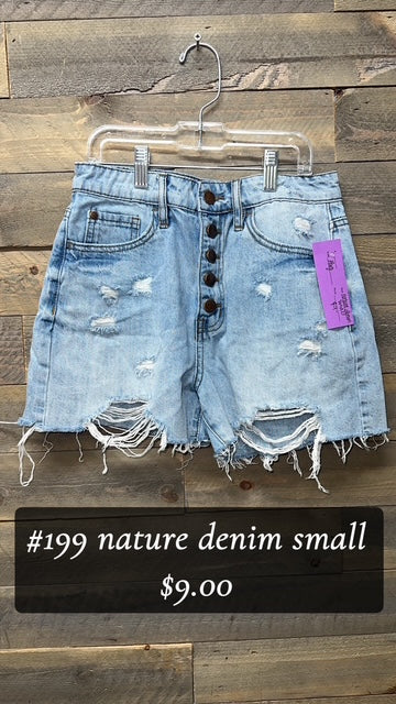 #199 Nature denim small