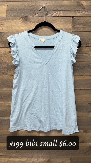 #199 Small BiBi Blue Blouse