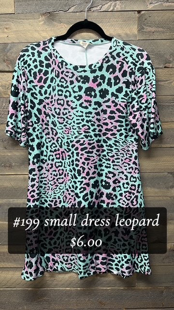 #199 Small Leopard Dress