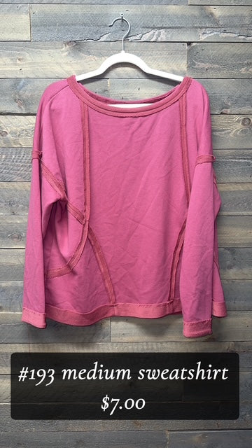 #193 Medium Sweatshirt