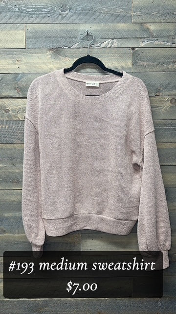 #193 Medium Sweatshirt