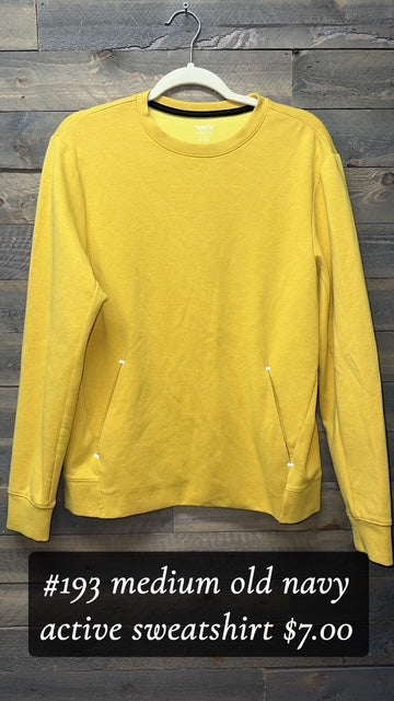#193 Medium Old Navy Active Sweatshirt