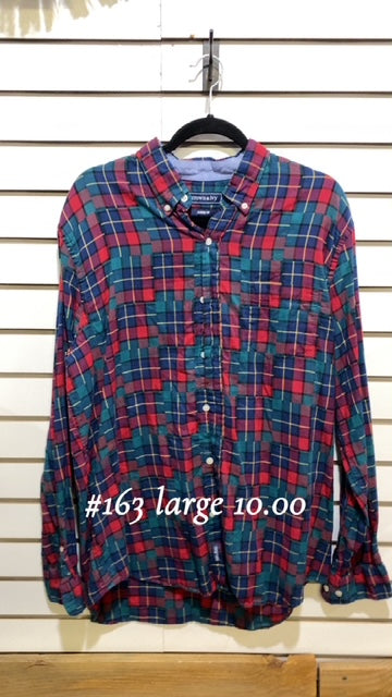#163 Large Button Up