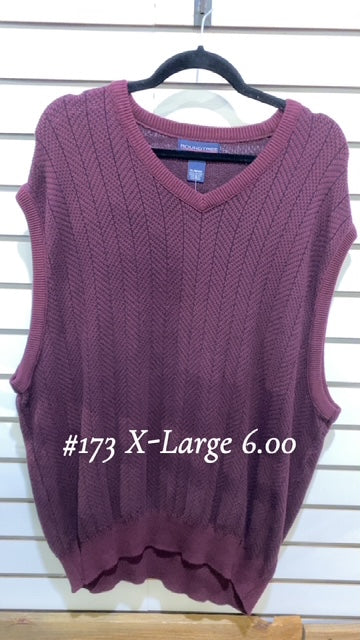 #173 Xlarge Purple Vest