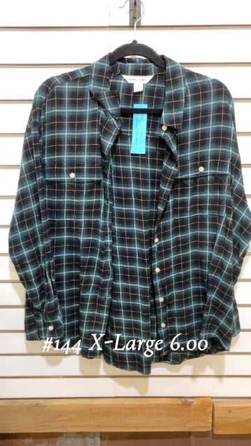 #144 Xlarge Button Up