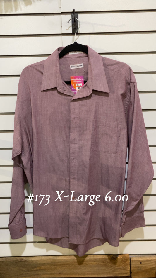 #173 Xlarge Button Up