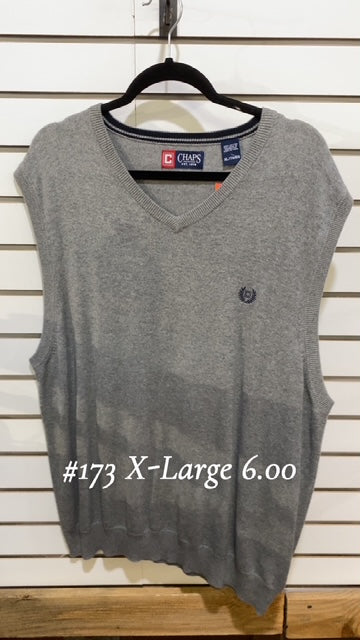 #173 Xlarge Gray Vest