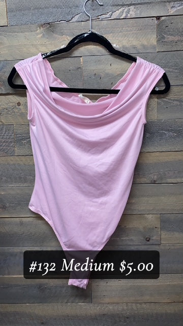 #132 Medium Pink Bodysuit
