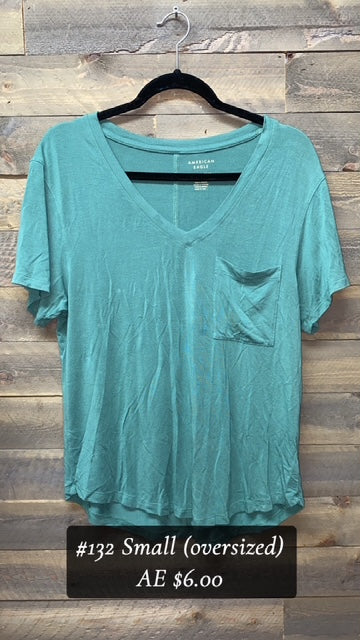 #132 Small AE V-Neck (oversized)