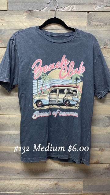 #132 Medium Beach Club Tee