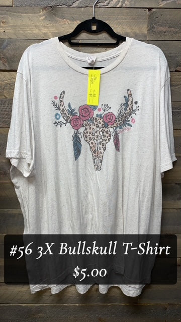 #56 3X Bullskull T-Shirt