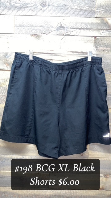 #198 BCG XL BLACK SHORT