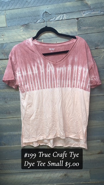 #199 TRUE CRAFT TYE DYE SMALL TEE