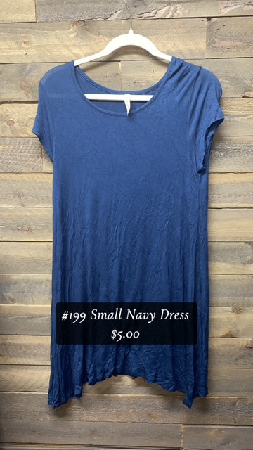 #199 SMALL NAVY DRESS