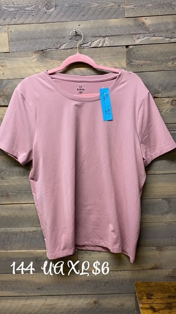 #144 XL UA MAUVE TEE