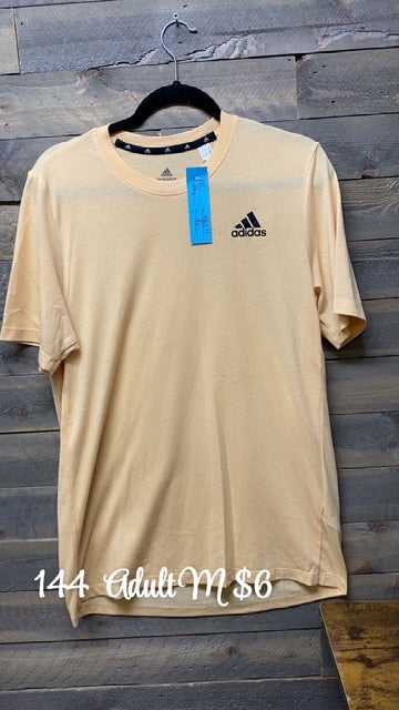 #144 YELLOW ADIDAS TEE