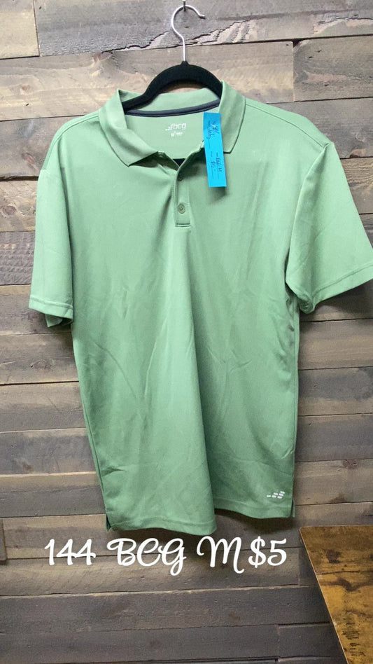 #144 BCG GREEN POLO