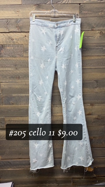 #205 CELLO STAR FLARES SIZE 11