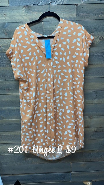 #201 LARGE UMGEE GEO DRESS