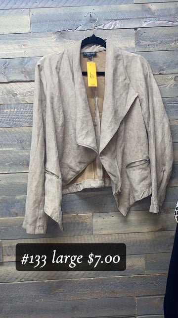 #133 LARGE SUEDE JACKET