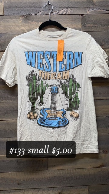 #133 SMALL WESTERN DREAM TEE