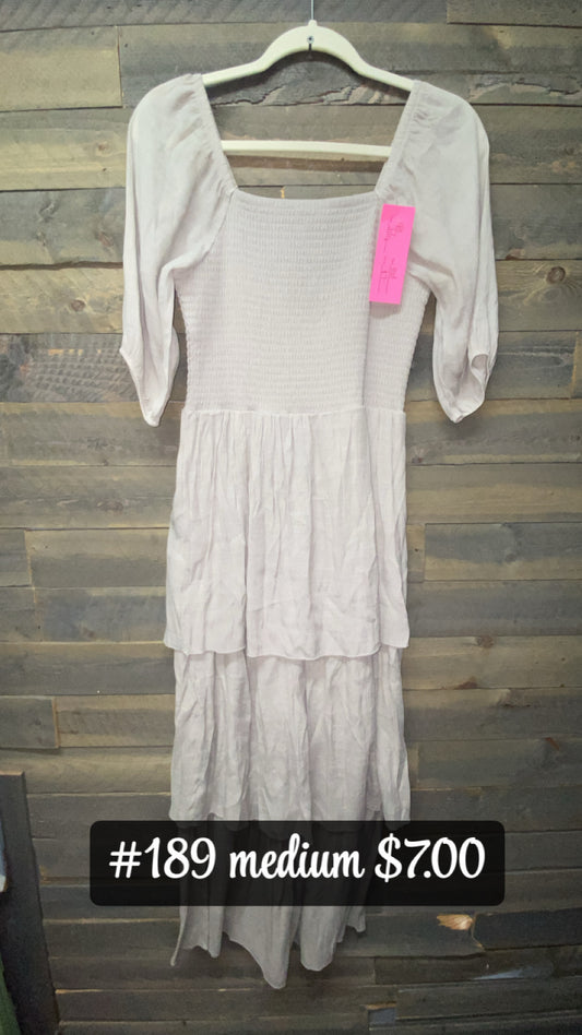 #189 MEDIUM SMOCKED DRESS