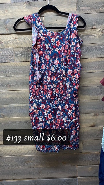 #133 SMALL FLORAL ROMPER