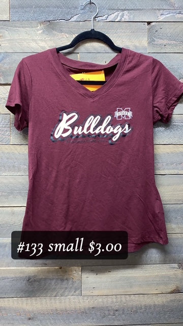 #133 SMALL MSU TEE NECK