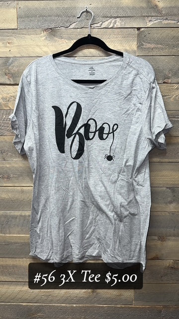 #56 3X BOO TEE
