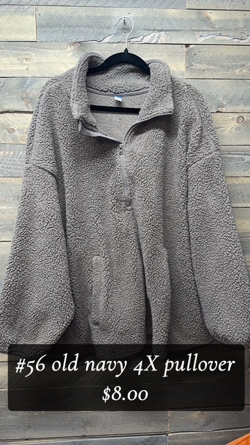 #56 4X OLD NAVY PULLOVER