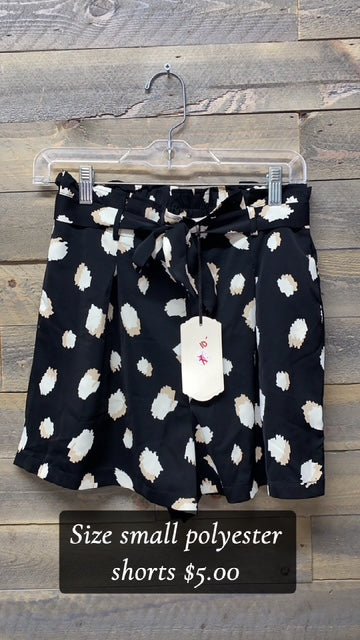 CLASSY CLOSET SMALL POLYESTER SHORTS